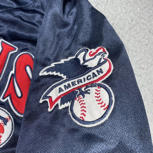 Minnesota Twins Jersey Youth Boys Large Blue MLB Baseball True Fan Button Front - Picture 4 of 9